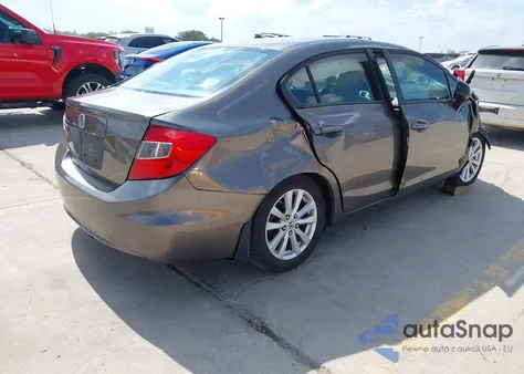 2012 Honda Civic Ex из США, поврежденный, VIN 2HGFB2F89CH609182